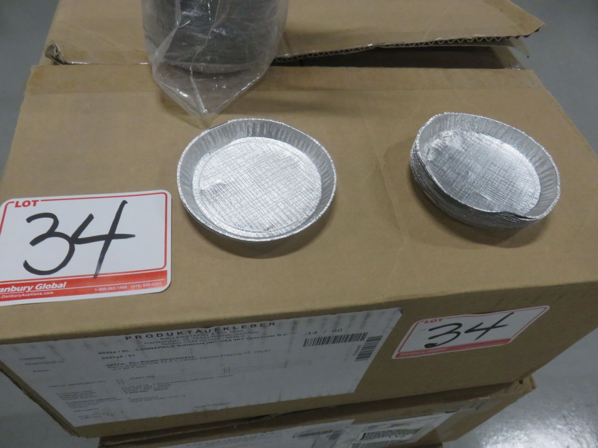 LOT - SMALL ALUMINUM TRAYS (6 BOXES) - Image 2 of 3