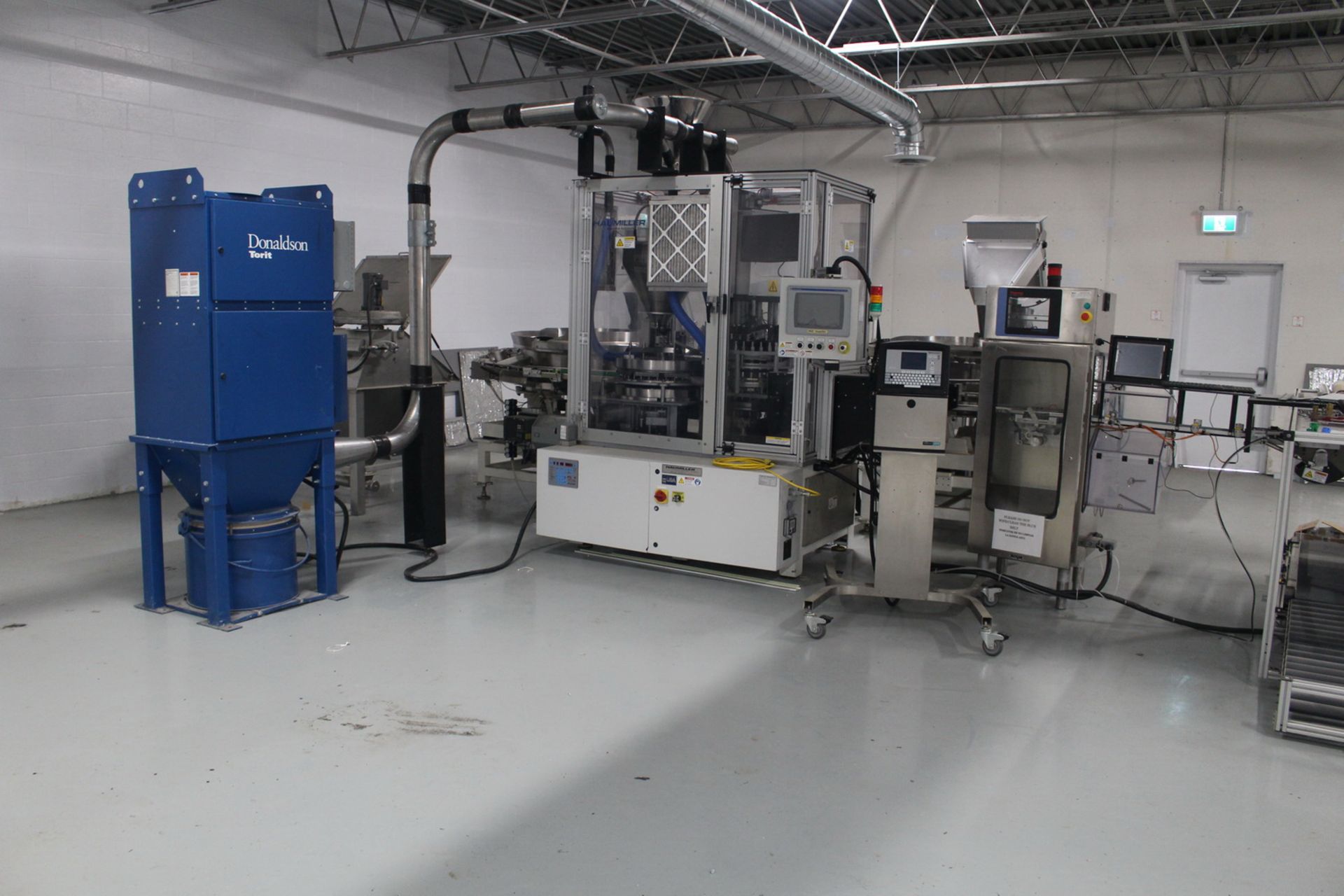 LOT - COMPLETE HAUMILLER BOTTLE CAP MANUFACTURING LINE (INCLUDES LOTS 46A TO 46H) - LINE TO BE