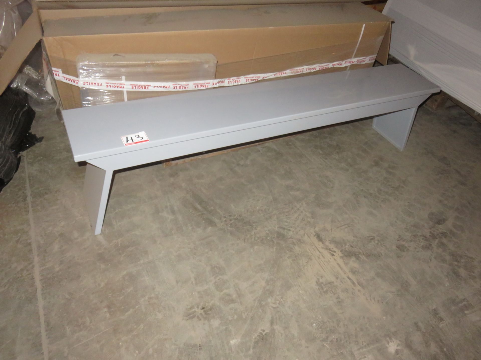 UNITS - GREY STEEL 1' X 6' BENCHES