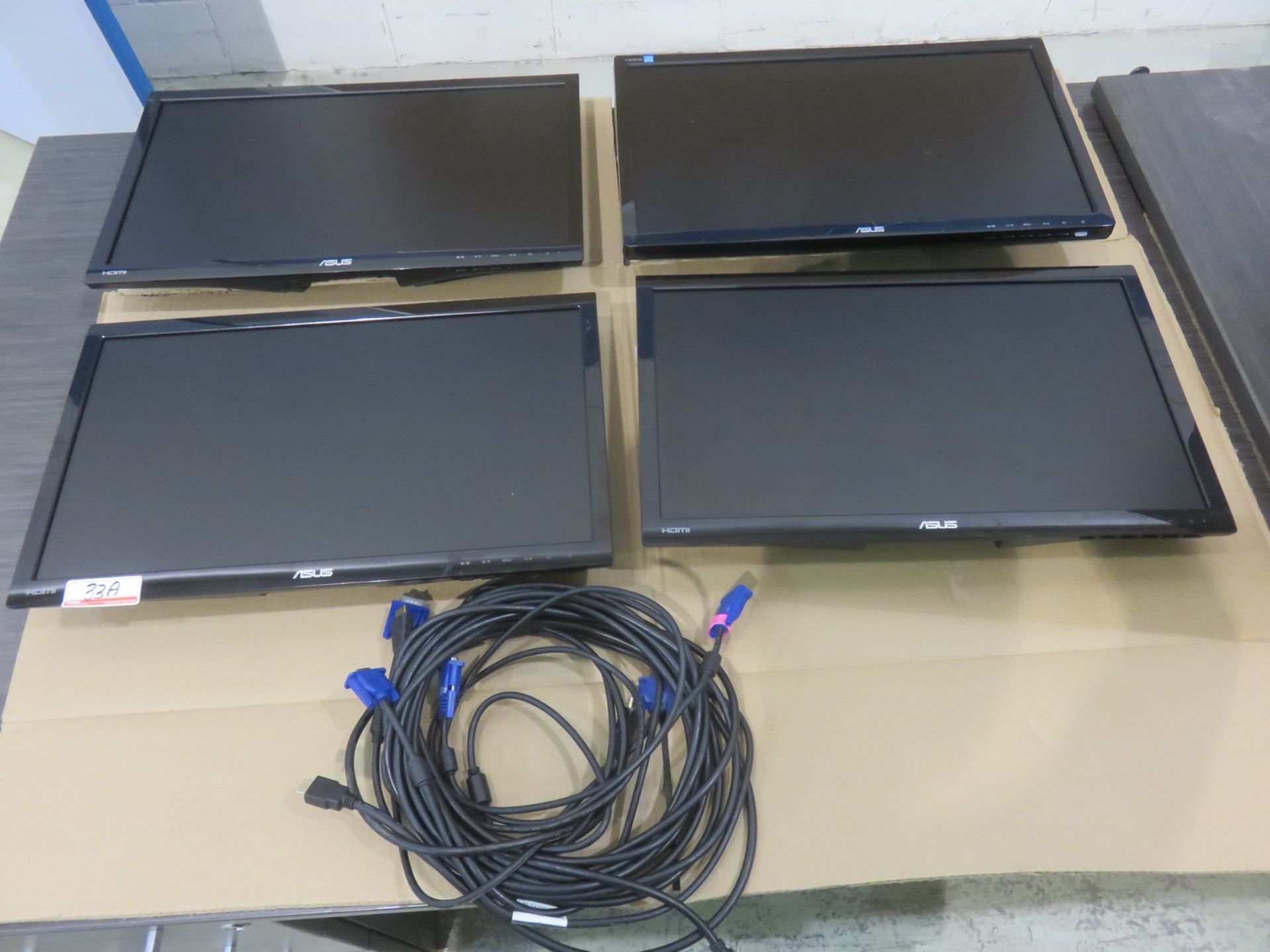 UNITS - ASUS V228 21.5" FULL HD LED LCD MONITORS (NO BASES)