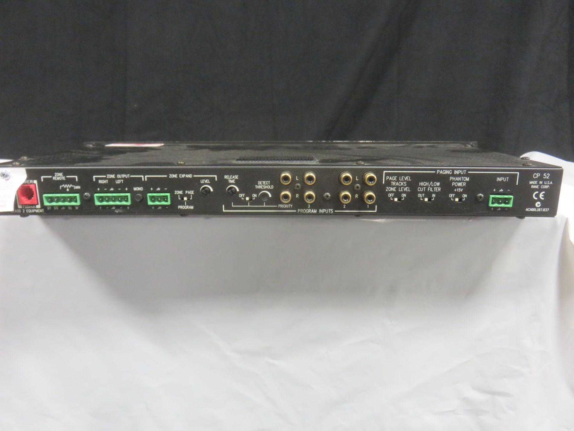 RANE CP-52 COMMERCIAL PROCESSOR - Image 2 of 2