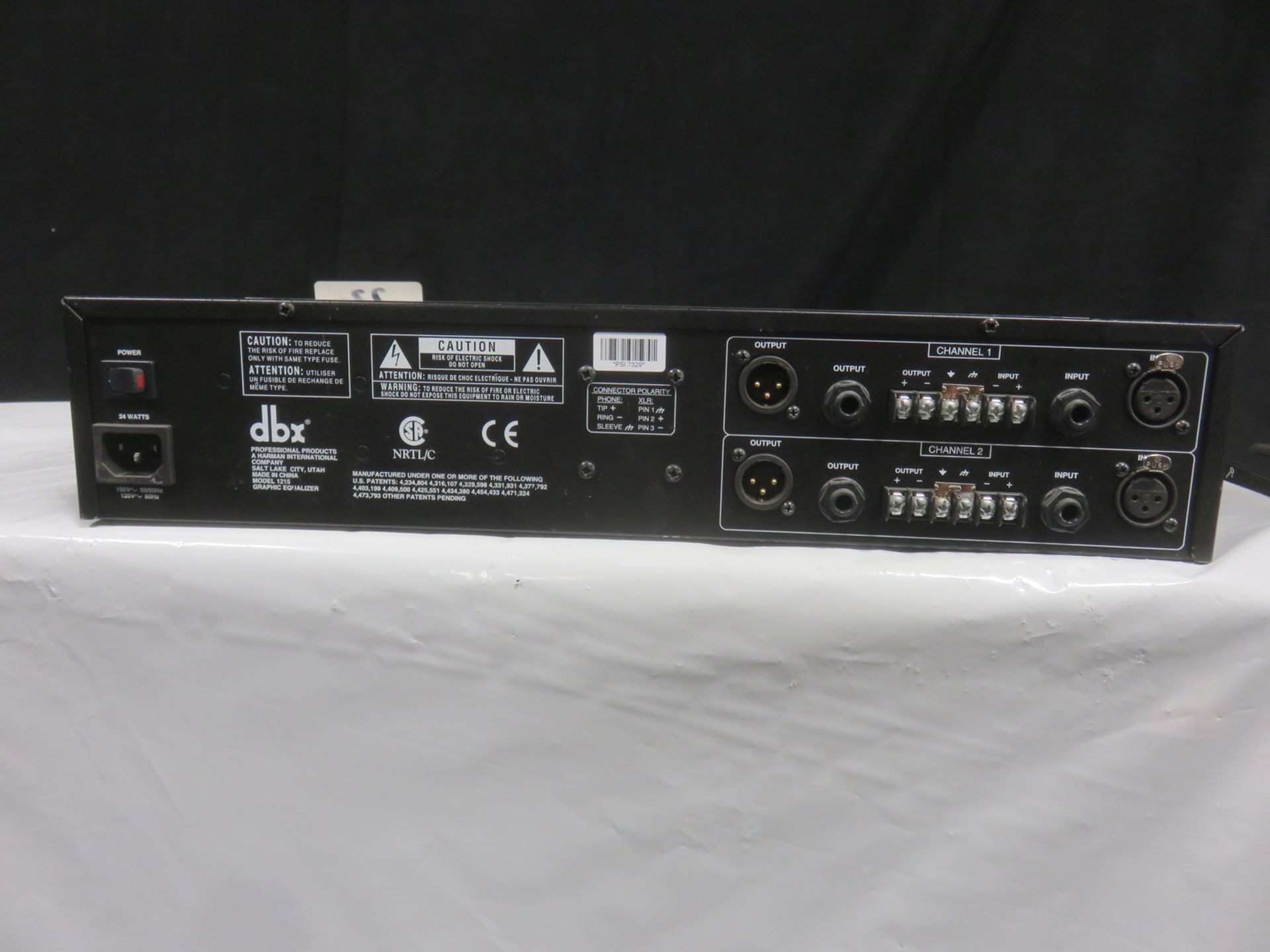 DBX 1215 GRAPHIC EQUALIZER - Image 2 of 2