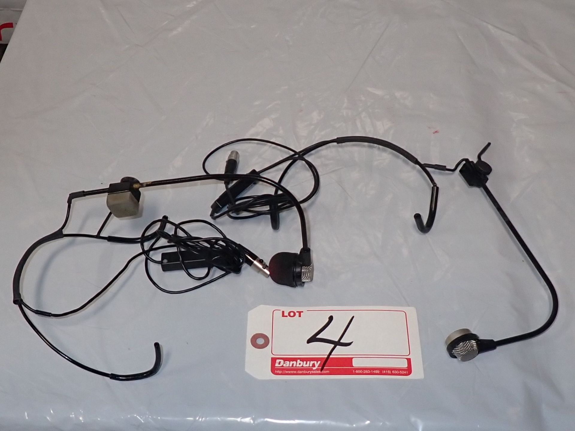 LOT - CROWN CM311A/E UNIDIRECTIONAL HEADSET CONDENSER MIC (2 UNITS)