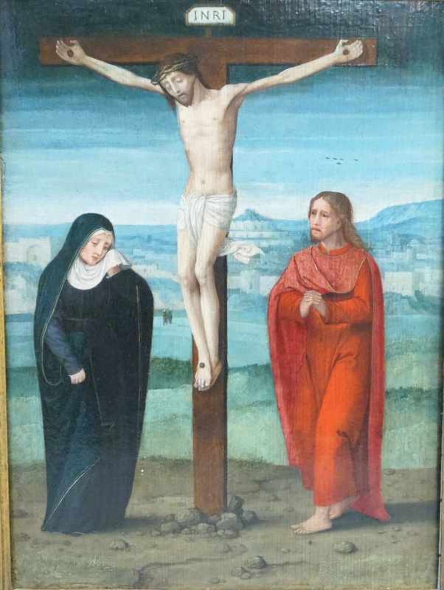 Coffermans (zugeschr.), Marcellus (* 1520/30, † um 1575): Christus am Kreuze<b - Image 10 of 14