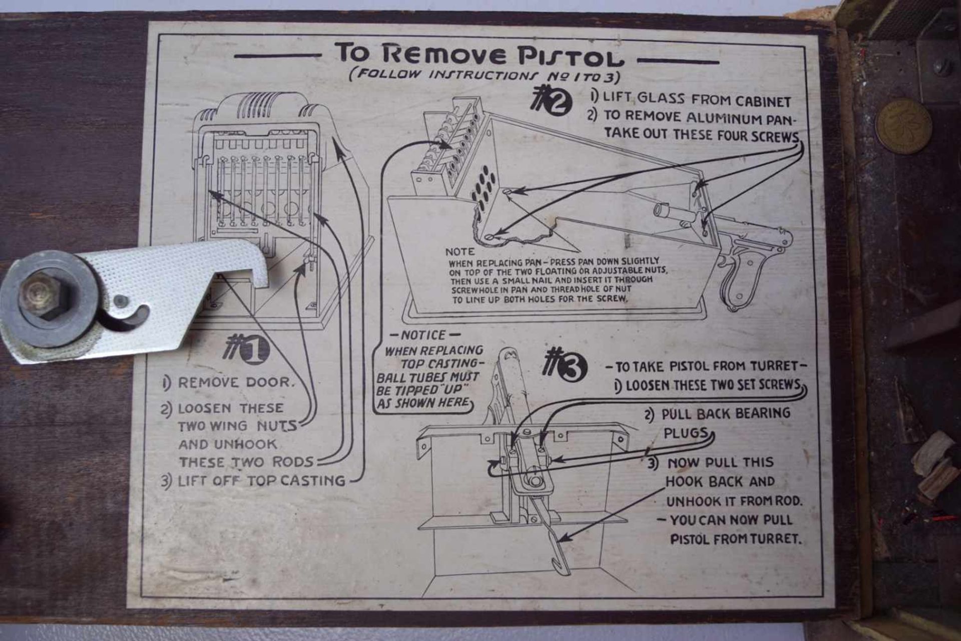 ABT.MFG&Co, Chicago: "Challenger" Pistol Shooting Game, v. W.A.Tratsch, USA um 1940 - Image 5 of 5