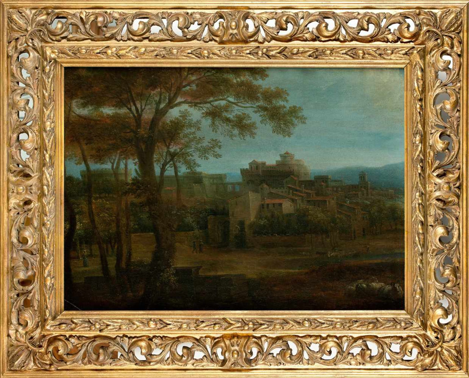 De Moucheron, Frédéric (1634 Emden-1686 Amsterdam, Umkreis): Italienische Landschaft mit