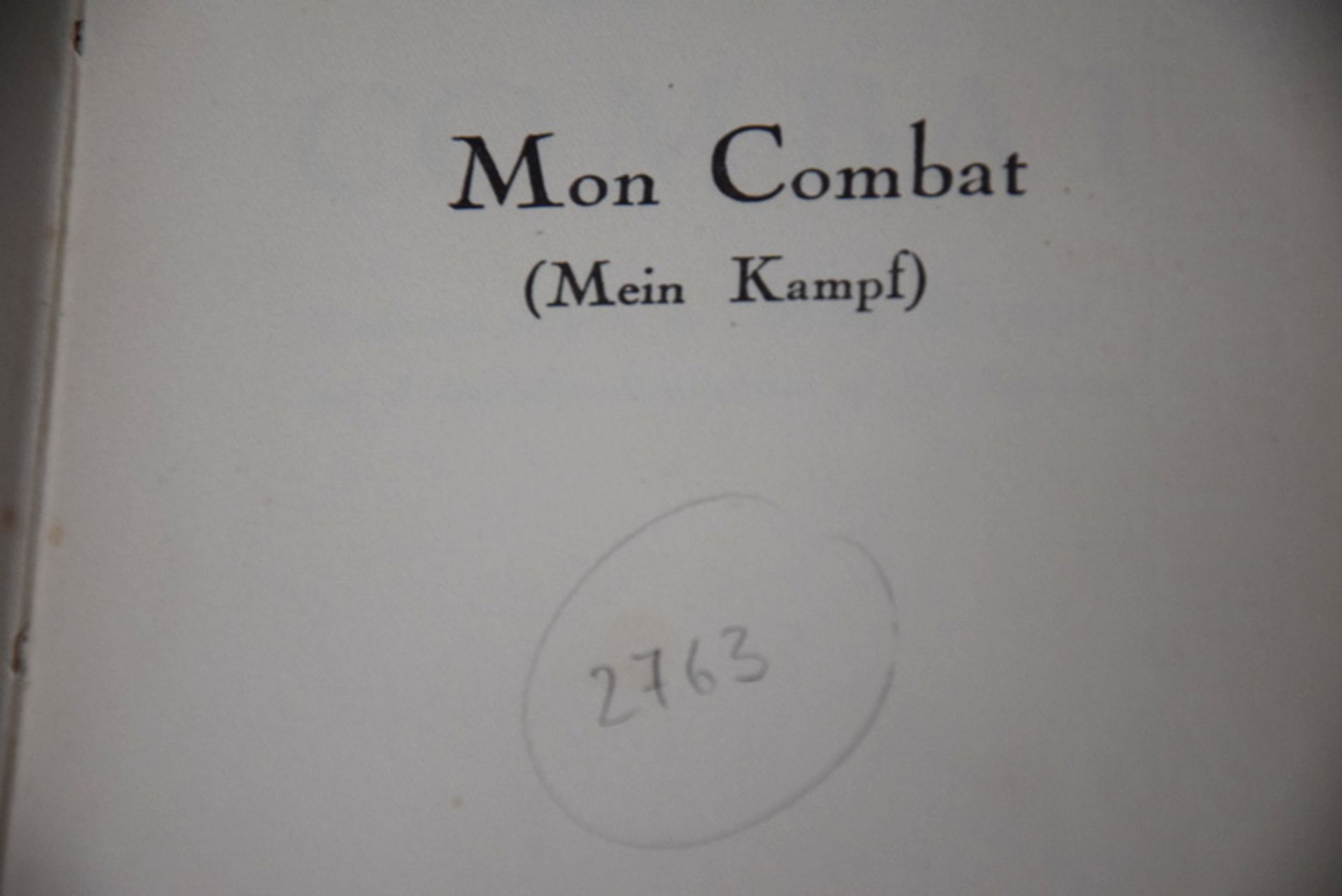 Mein Kampf: Ed Francais No. 10 v. 25, Reservés aux Collaborateurs< - Bild 6 aus 7