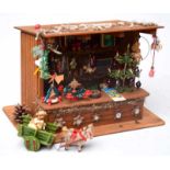 Miniatur-Weihnachtsmarkt Stand, Schwarzwäld, 19./20. Jhd.<