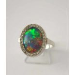 Opal-Ring, 585 WG