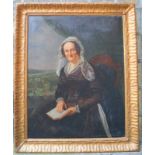 Großes Damenporträt des Biedermeier, 1. Hälfte 19.Jhd.<br