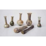 Sammlung von 7 römischen Ölfläschchen<br