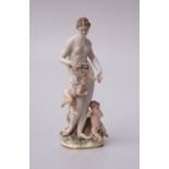 Königl. Meissen (Unterglasurblaue Marke ( Knaufzeit) 1850-1924- Hier vor 1900): Venus und 2