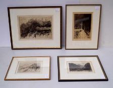 van 's Gravesande, Charles Storm (*21. Januar 1841, † 7. Februar 1924): Vier Landschaftsansichten,