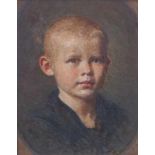 von Wille, Fritz (attr.) ( 1860, Weimar, 1941, Düsseldorf- Eifelmaler): Portrait eines 10-jährigen