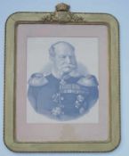 Großes Porträt, König Wilhelm I. von Preussen, 1871 deutscher Kaiser<br