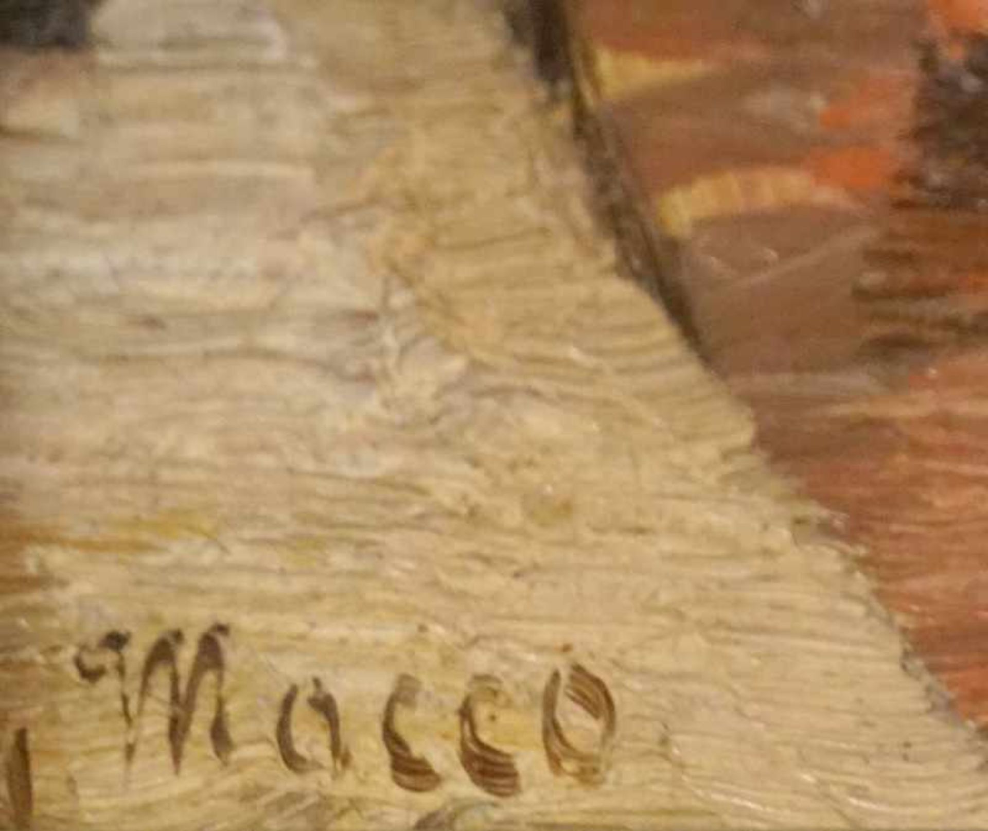 Macco, Georg (* 23. März 1863 in Aachen; † 20. April 1933 in Genua): Hafenansicht in Kairo<br - Image 2 of 2