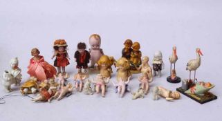 Große Sammlung antiker Bisquit Puppen Heubach und andere