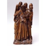 Figurengruppe "Kreuztragung Christi", Kreuzwegdarstellung, Flämisch, 1. H. 16. Jhd.