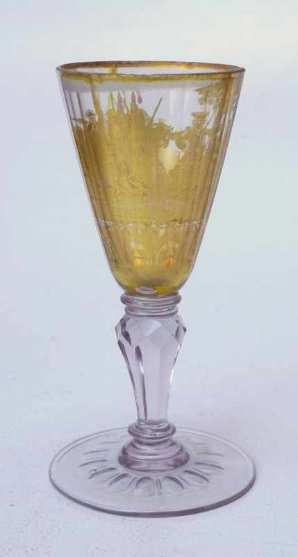 Seltener Zwischengold-Pokal, um 1700