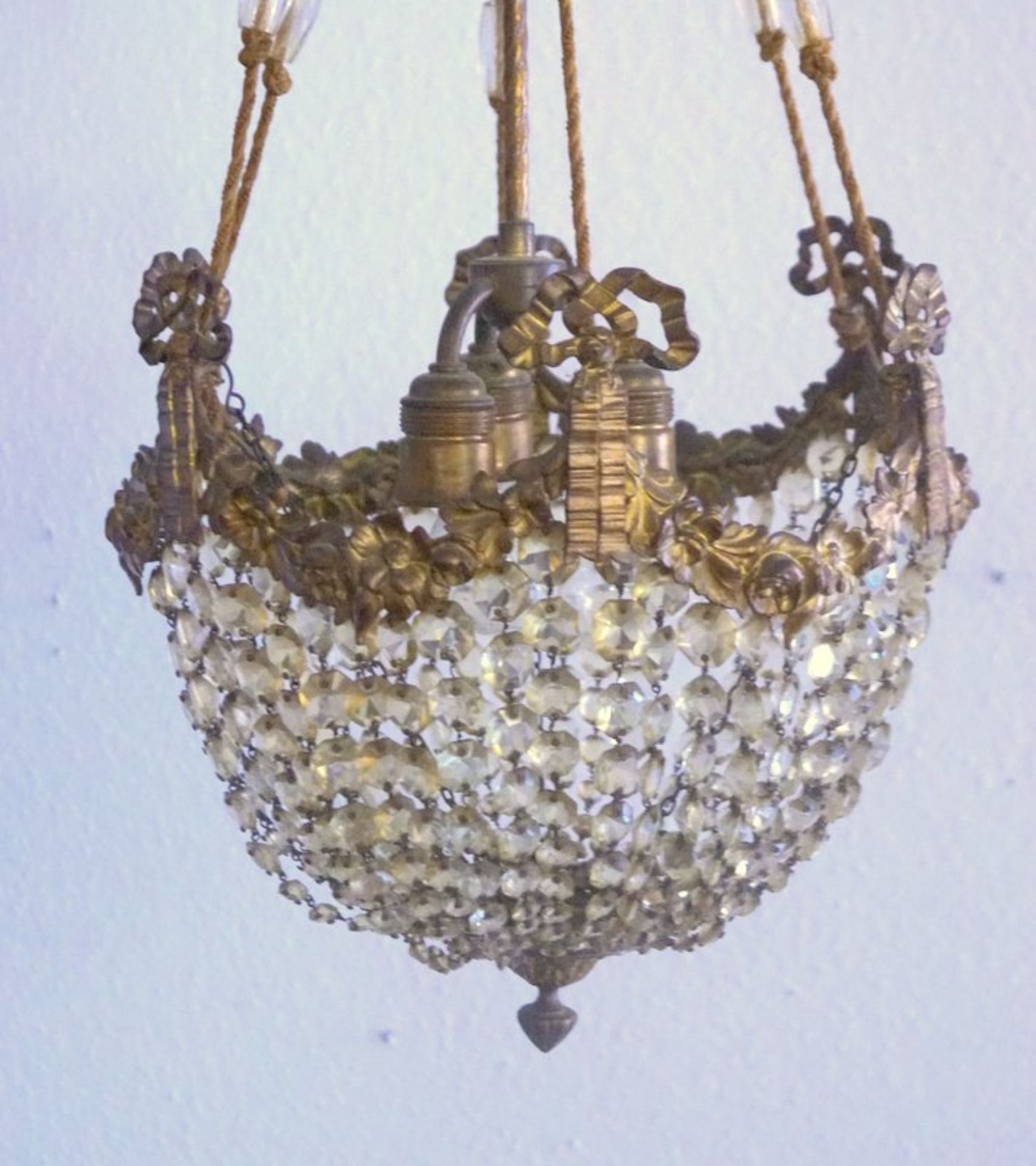 Deckenlampe im Louis Seize Stil, Frankreich, um 1920 - Image 2 of 2