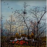 Lackovic, Ivan (1932-2004 Kroatien): Herbstliches Kroatisches Dorf