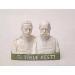 "In Treue Fest" Doppeldarstellung des Deutschen und Österreichischen Kaisers