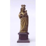 Mutter Gottes, Bronze, Niederländisch, 15. Jhd.