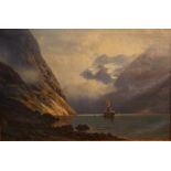 Königsfjord mit Dampfschiff