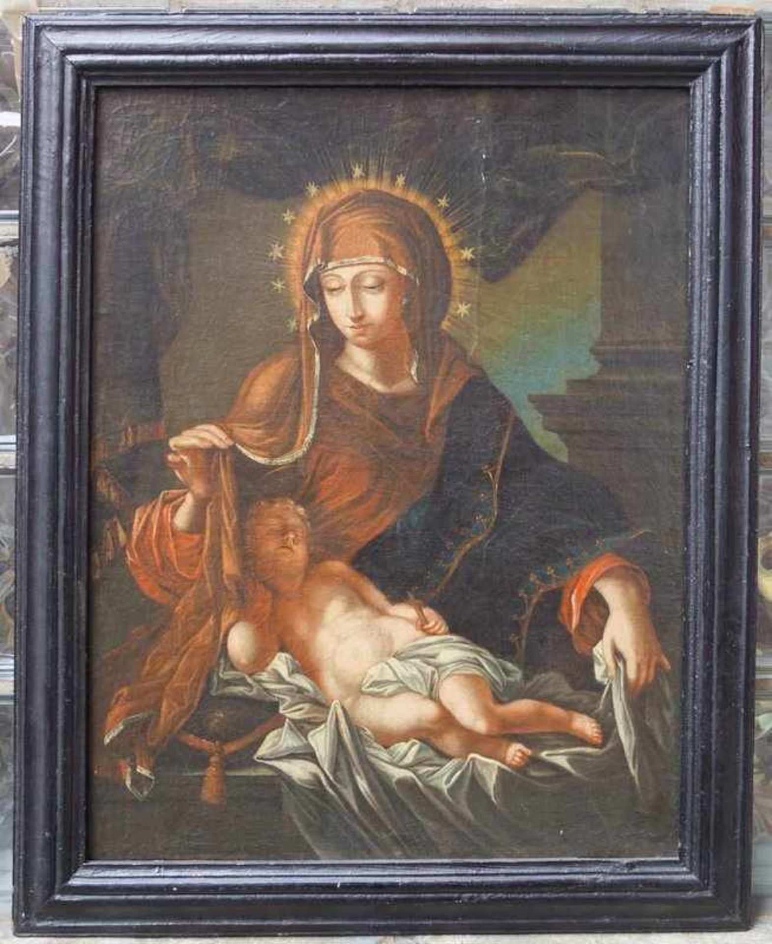 Mutter Gottes mit dem Kind, Norditalien/Österreich, 17.Jhd.