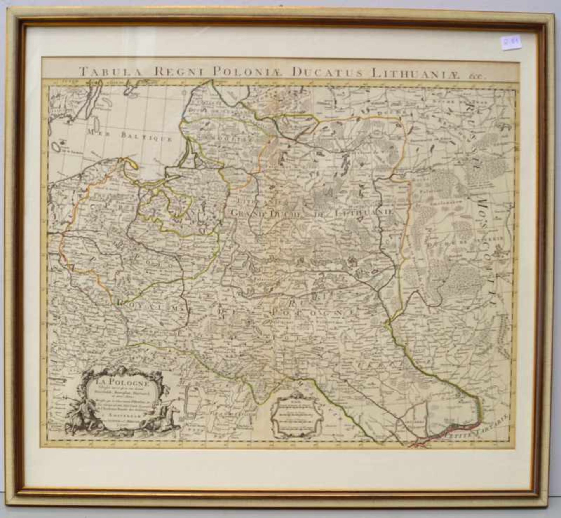 De l'Isle, Guillaume (1675–1726): Karte "La Pologne"