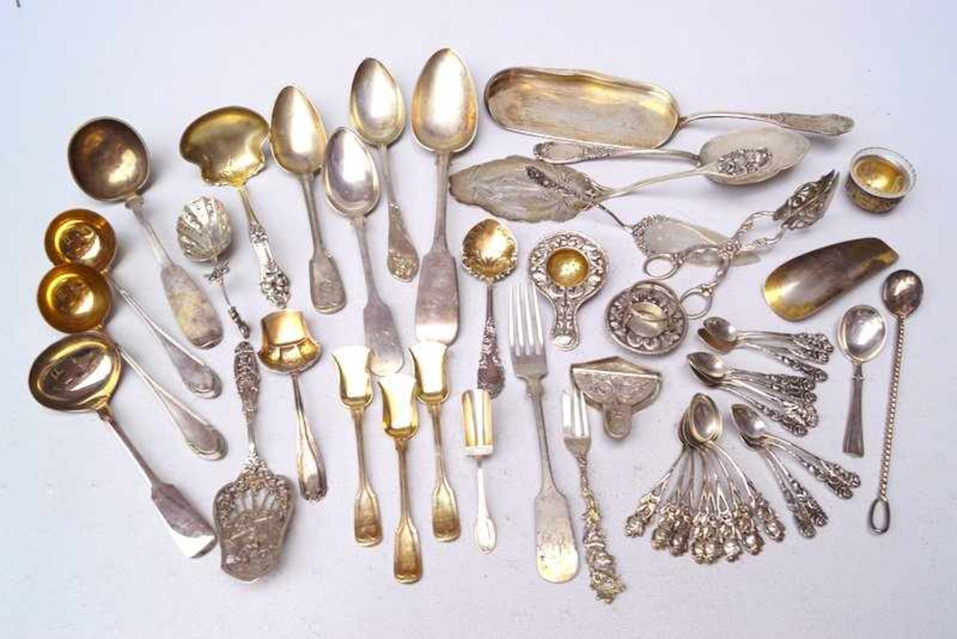 Konvolut Silberteile, meist 800er Silber
