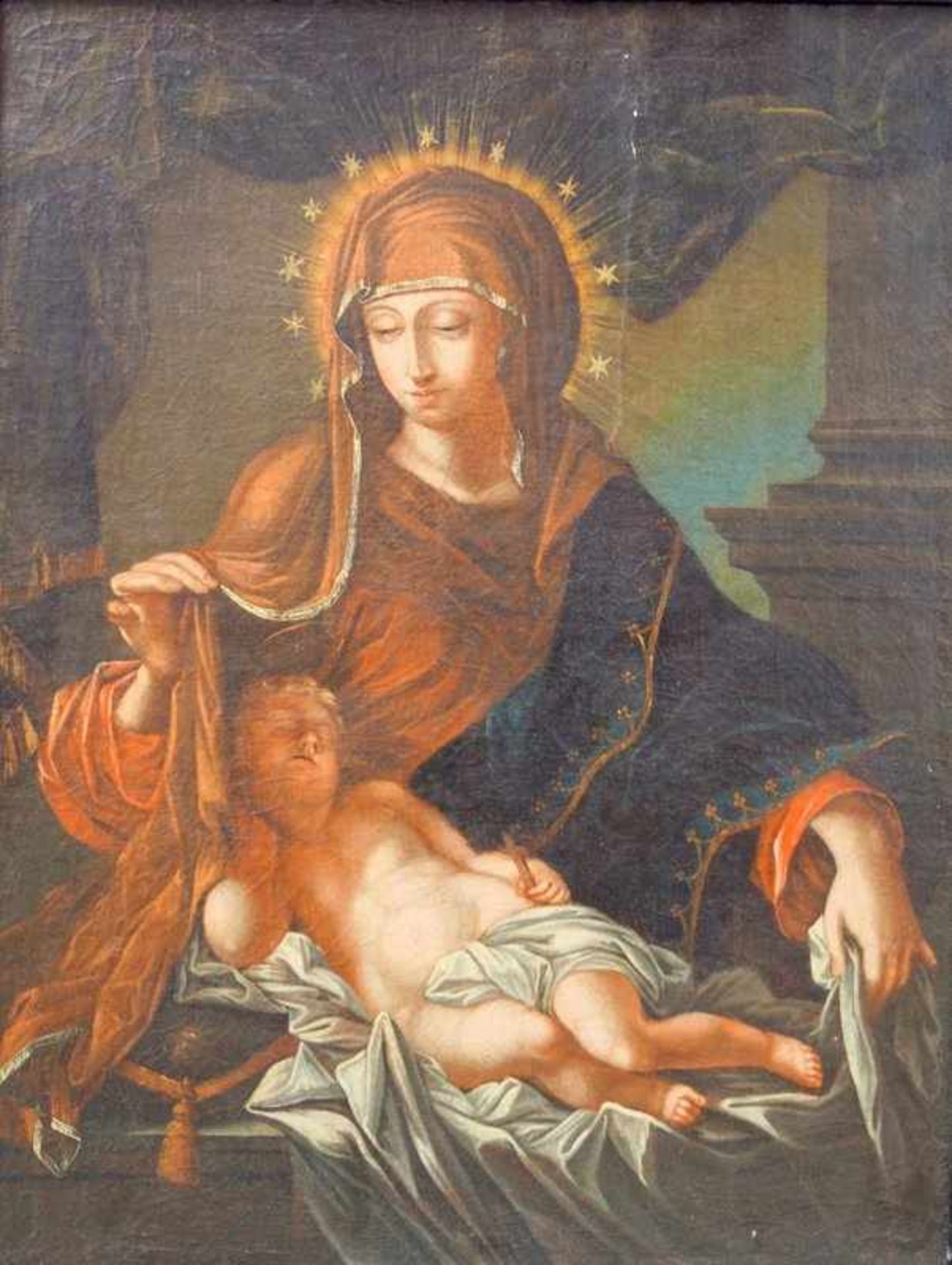 Mutter Gottes mit dem Kind, Norditalien/Österreich, 17.Jhd. - Image 2 of 5