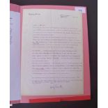 Drewitz, Ingeborg (1923 Berlin -1986 ebenda): Masch. Brief mit eigenh. Nachschrift u. Unterschrift,