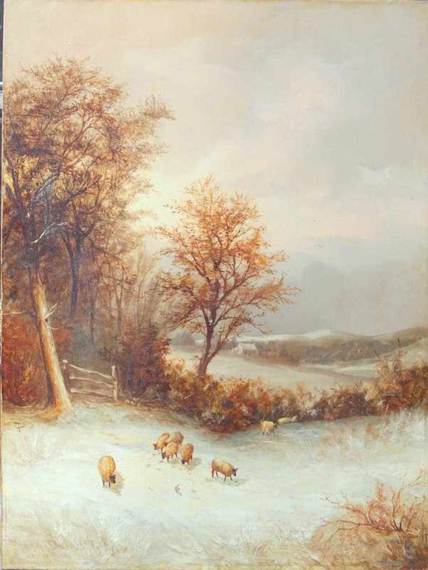 A.A. Dalgish (attr.): "Winter in Ayrshire", ca. um 1900