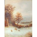 A.A. Dalgish (attr.): "Winter in Ayrshire", ca. um 1900