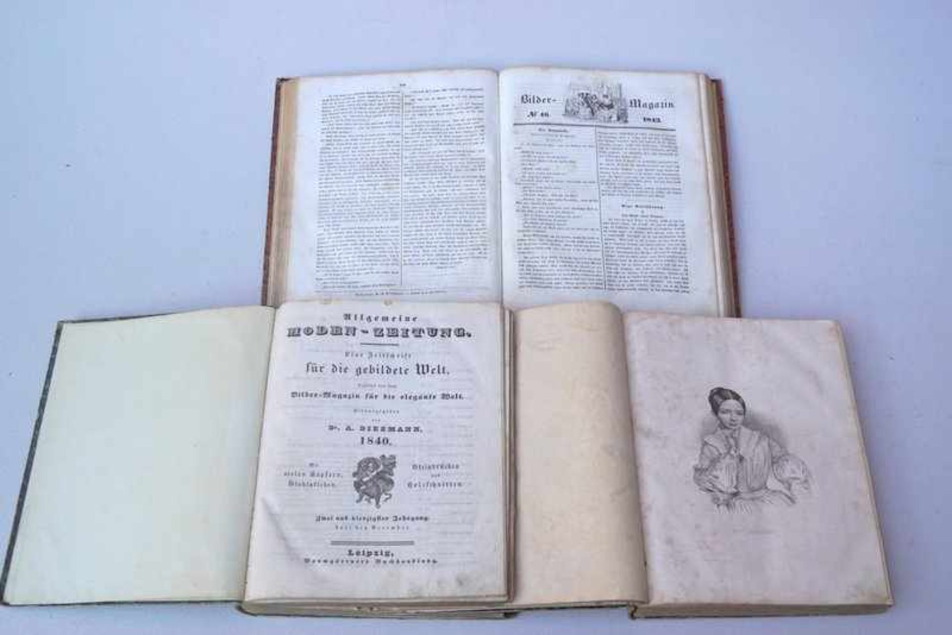 Allgemeine Modenzeitung Jhrg. 1840, Bildermagazin Jhrg. 1841