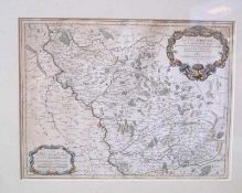 Jaillot, Alexis Hubert (1632 Avignon-lès-Saint-Claude - 1712 Paris): Karte des bergischen Landes, a