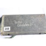 A vintage collectible: The British Calculator Model C, in original case