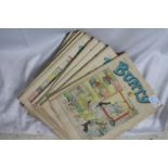 20 consecutive copies of the 'Bunty' comic, nos 891-910, from 1975