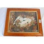 Fairy picture with maple wood frame