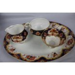 Collection of Royal Albert bone china and Reliable Burslem semi porcelain china, matching blue/red/