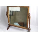 A dressing table mirror