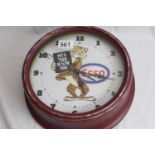 Tin Esso clock (battery)