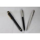 Three vintage pens