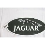 Cast iron Jaguar sign