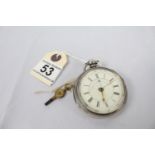 Silver-cased Marine Centre Seconds pocket watch, as seen