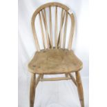 A Country style braced side chair