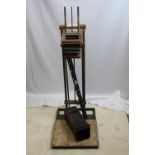 Victorian photgraphic enlarger - ripe for conversion to a lighting base for your warehouse apartment