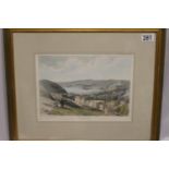 'Torquay, with part of Torbay', an antique lithograph, 'drawn from nature & on stone by W.