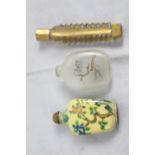 3 old perfume bottles